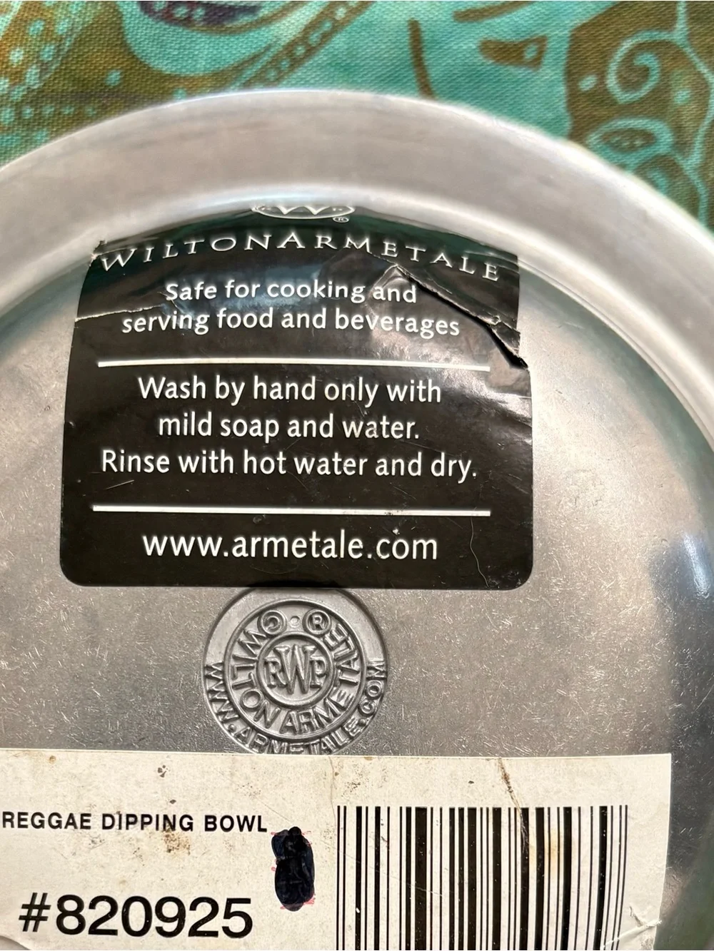 Wilton Armetale Silver Dipping Bowl